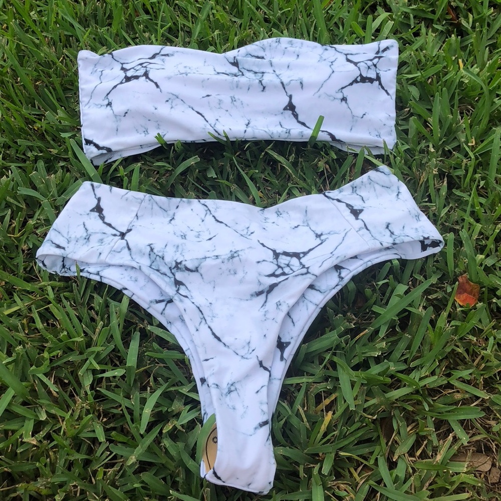 Marbled Swim Set